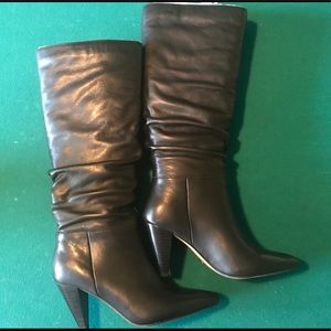 Kalani leather tall boots (unused- never worn)
